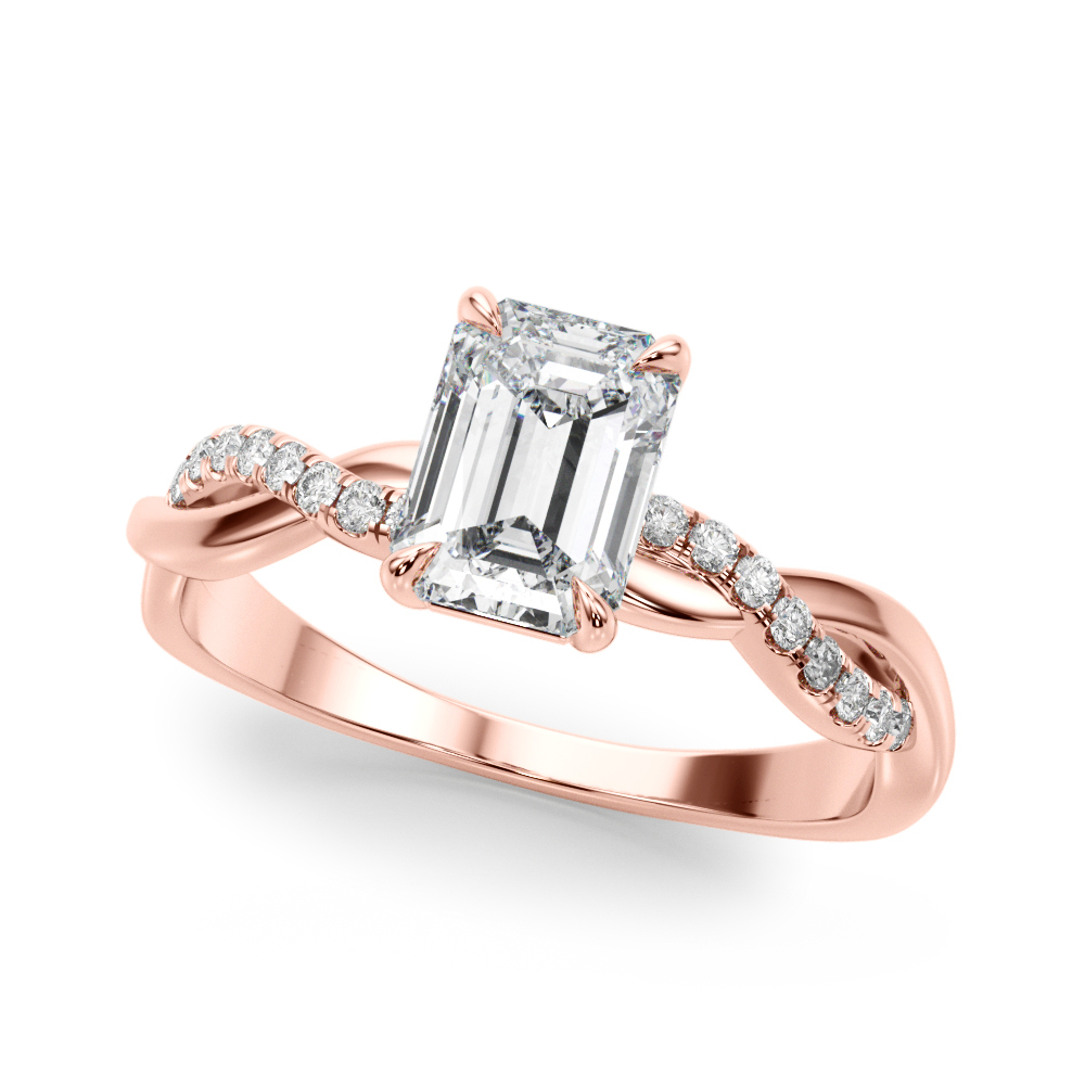 Zareen Lab-Created 4 Prong Setting Diamond Ring