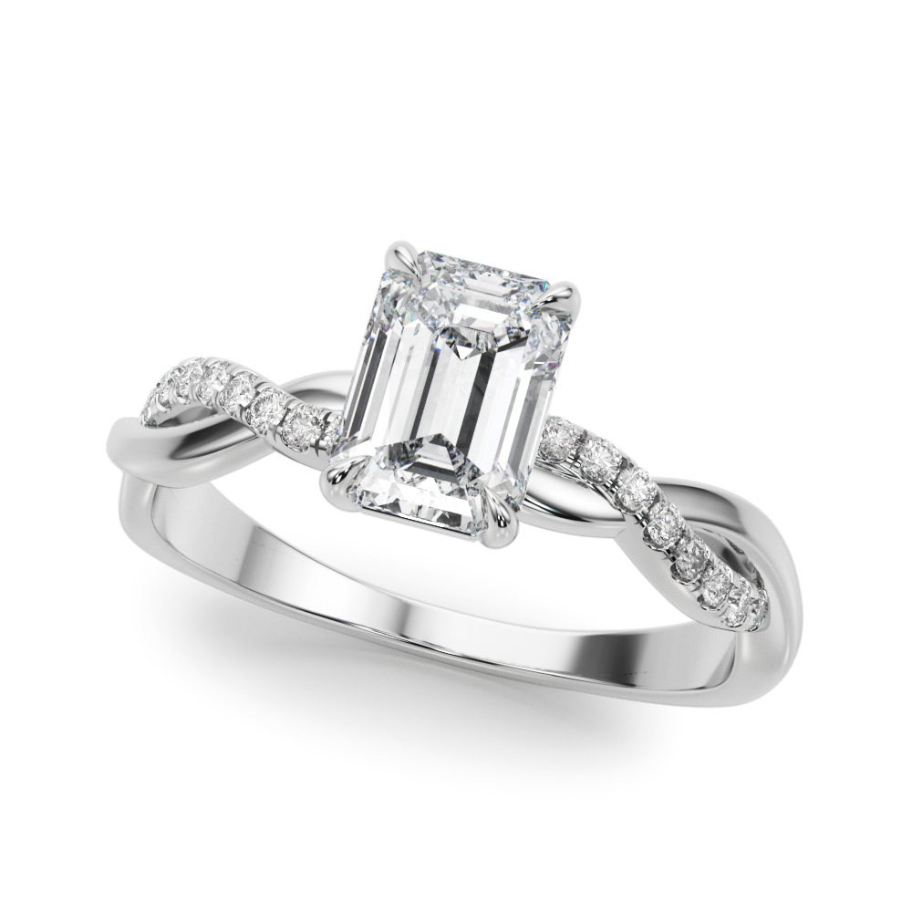 Zareen Lab-Created 4 Prong Setting Diamond Ring
