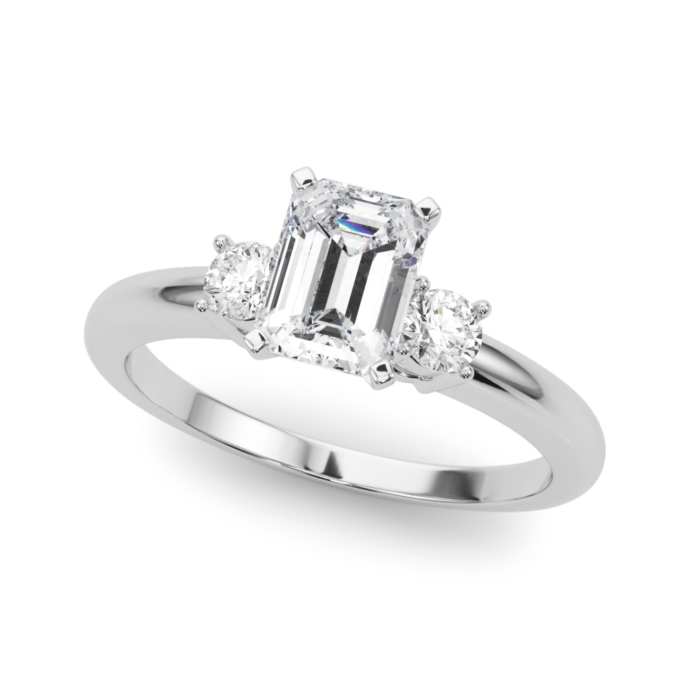 Yamini Lab-Created 4 Prong Set Diamond Ring