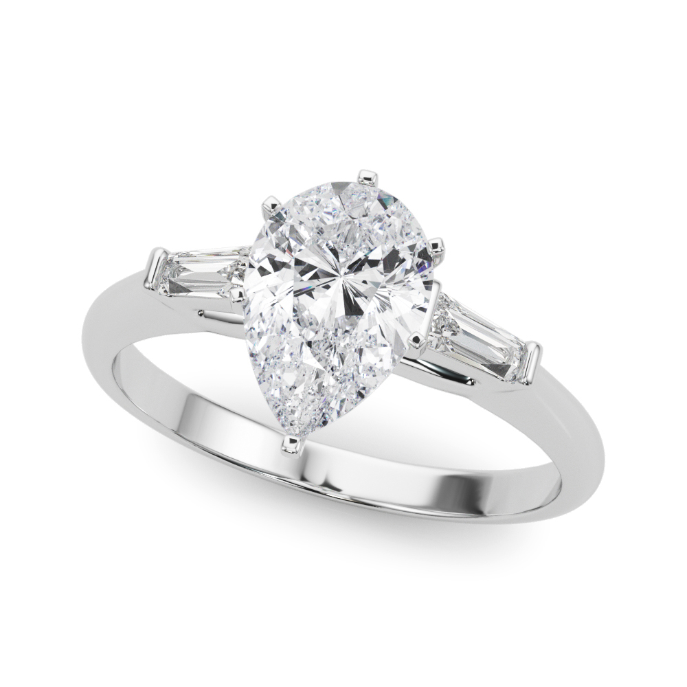 Yuria Lab-Created 6 Prong Set Diamond Ring
