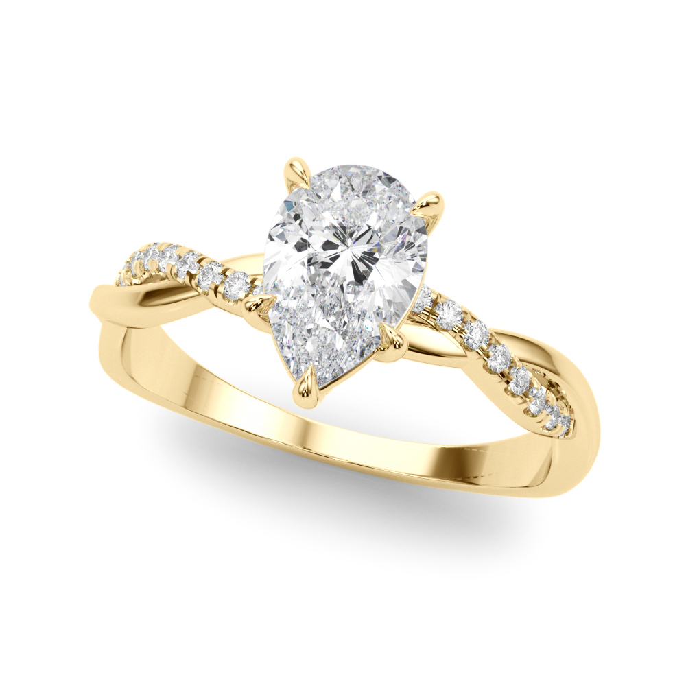Zade Lab-Created 5 Prong Setting Diamond Ring