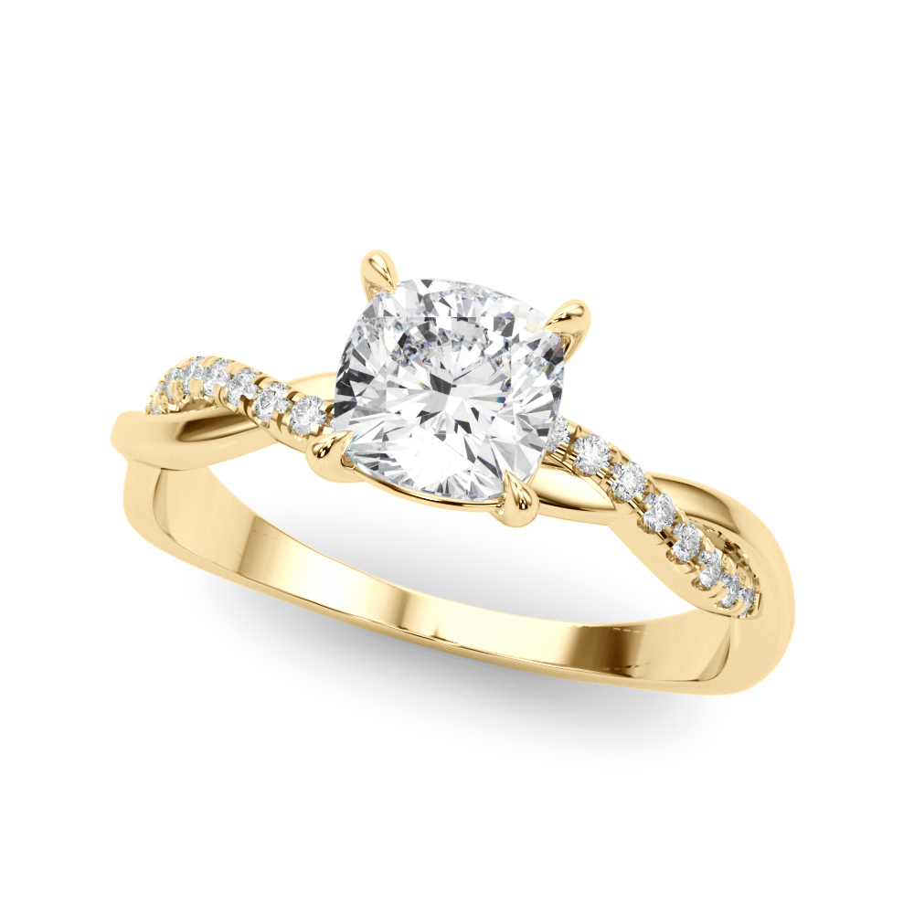 Zayna Lab-Created 4 Prong Setting Diamond Ring