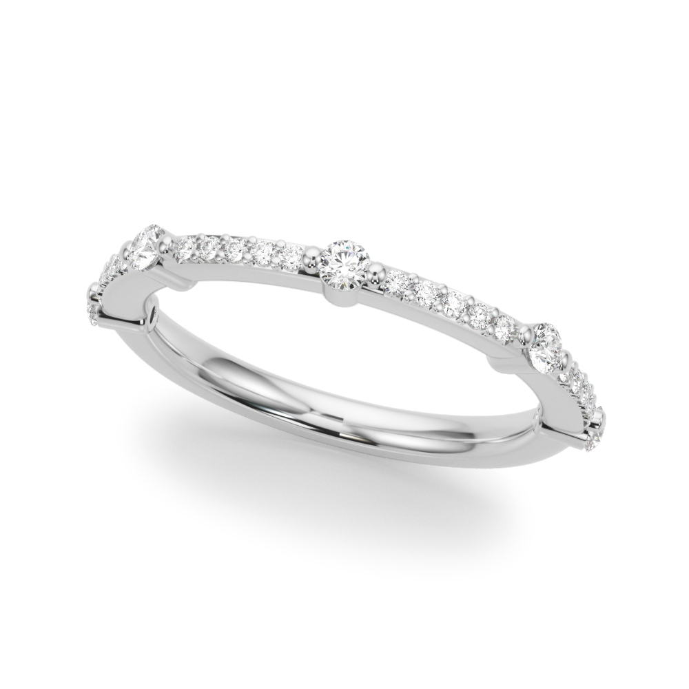 Olrina Lab Grown Shared prong set  Diamond Ring