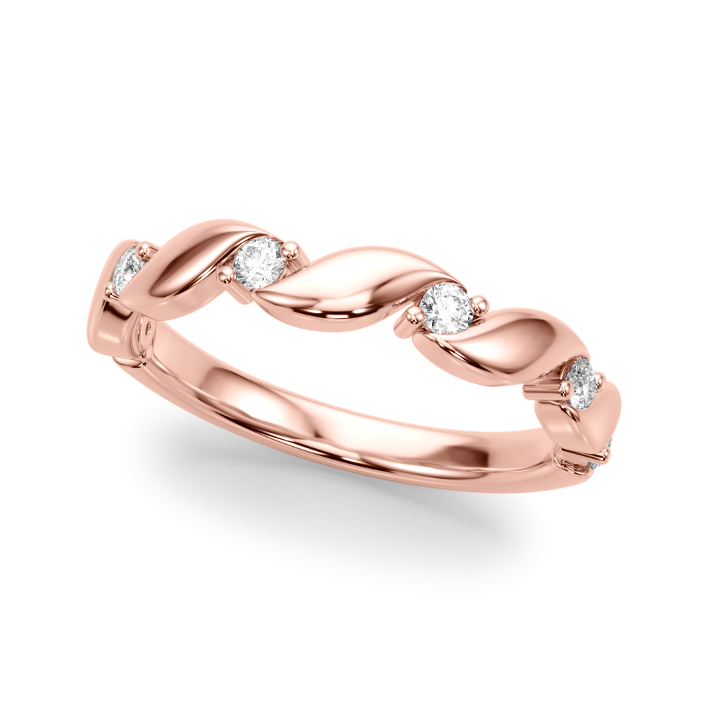 Jinolen Lab Grown Rose Gold Prong set  Diamond Ring