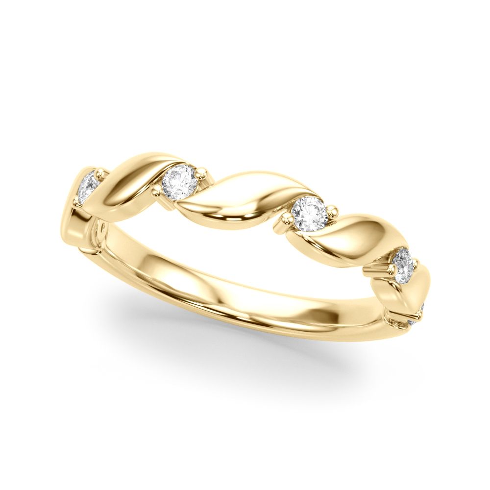 Jinolen Lab Grown Yellow Gold Prong set  Diamond Ring