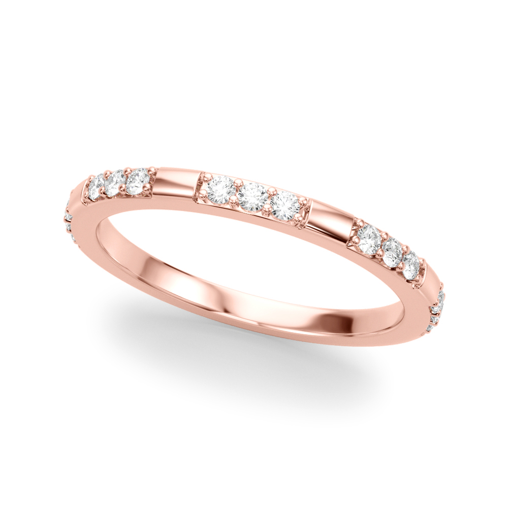jayolina Lab Grown Rose Gold Prong set  Diamond Ring