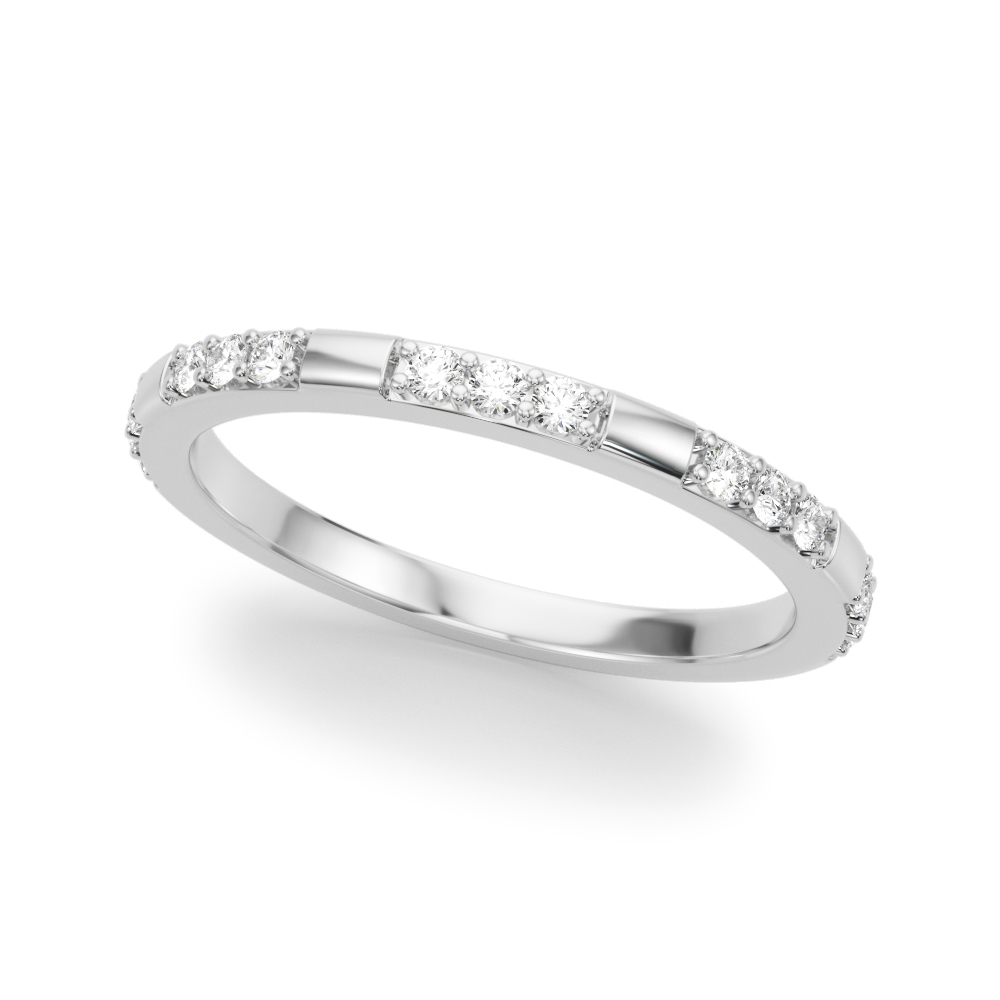 jayolina Lab Grown White Gold Prong set  Diamond Ring