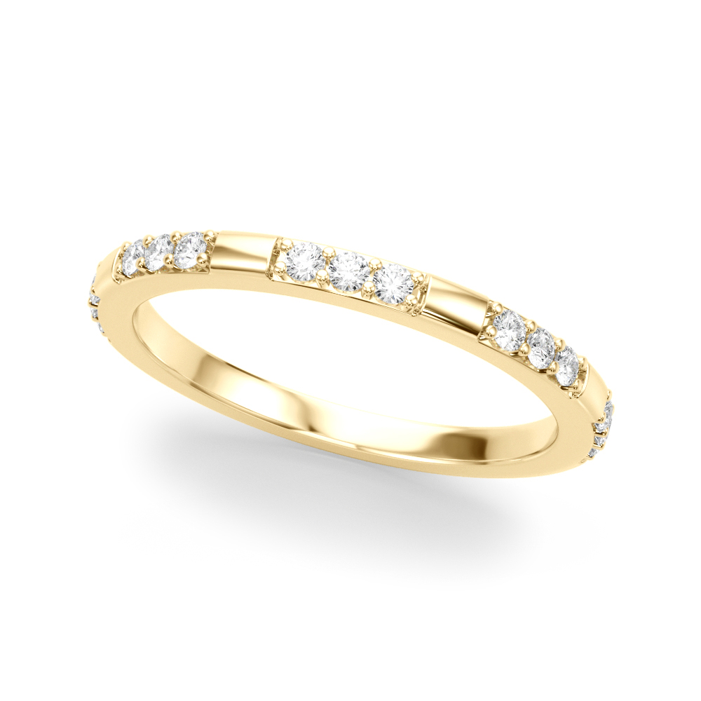 jayolina Lab Grown Yellow Gold Prong set  Diamond Ring
