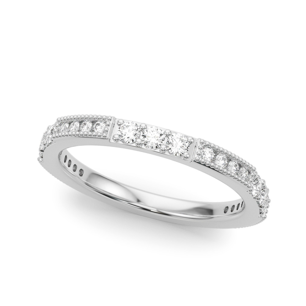 Zelie Lab Grown Pave set  Diamond Ring
