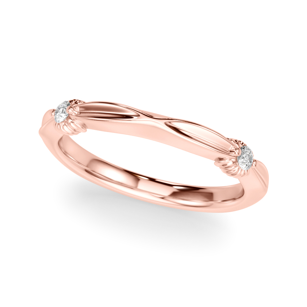 Joya Lab Grown Rose Gold Bezel Set Cluster Diamond Ring