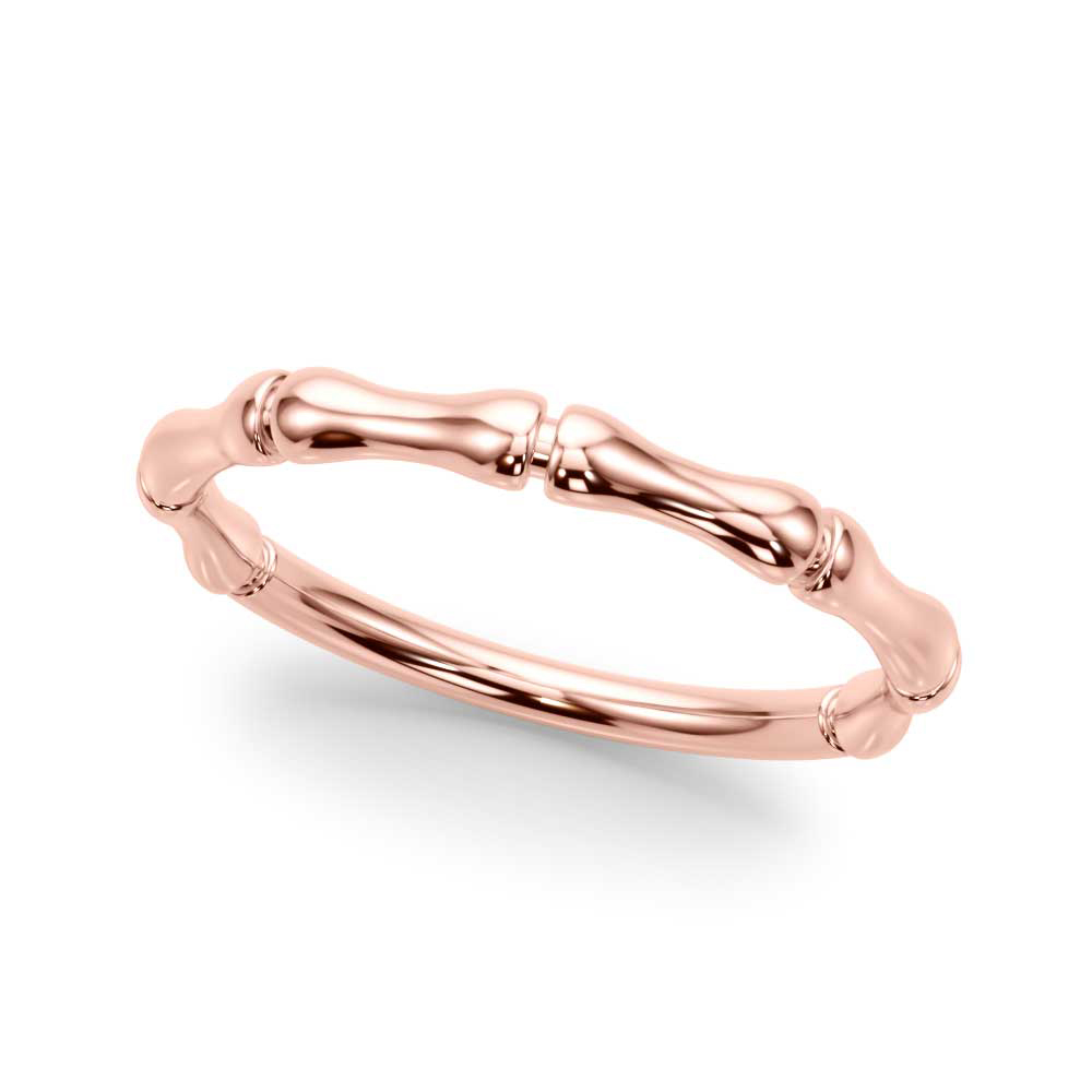 Oakleyl Rose Gold Men's Wedding Ring