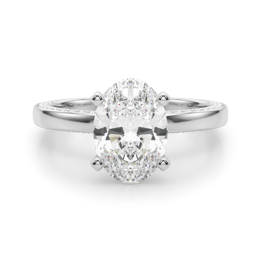 SunshineDiamonds Side Stone Diamond Diamond Rings in 9K