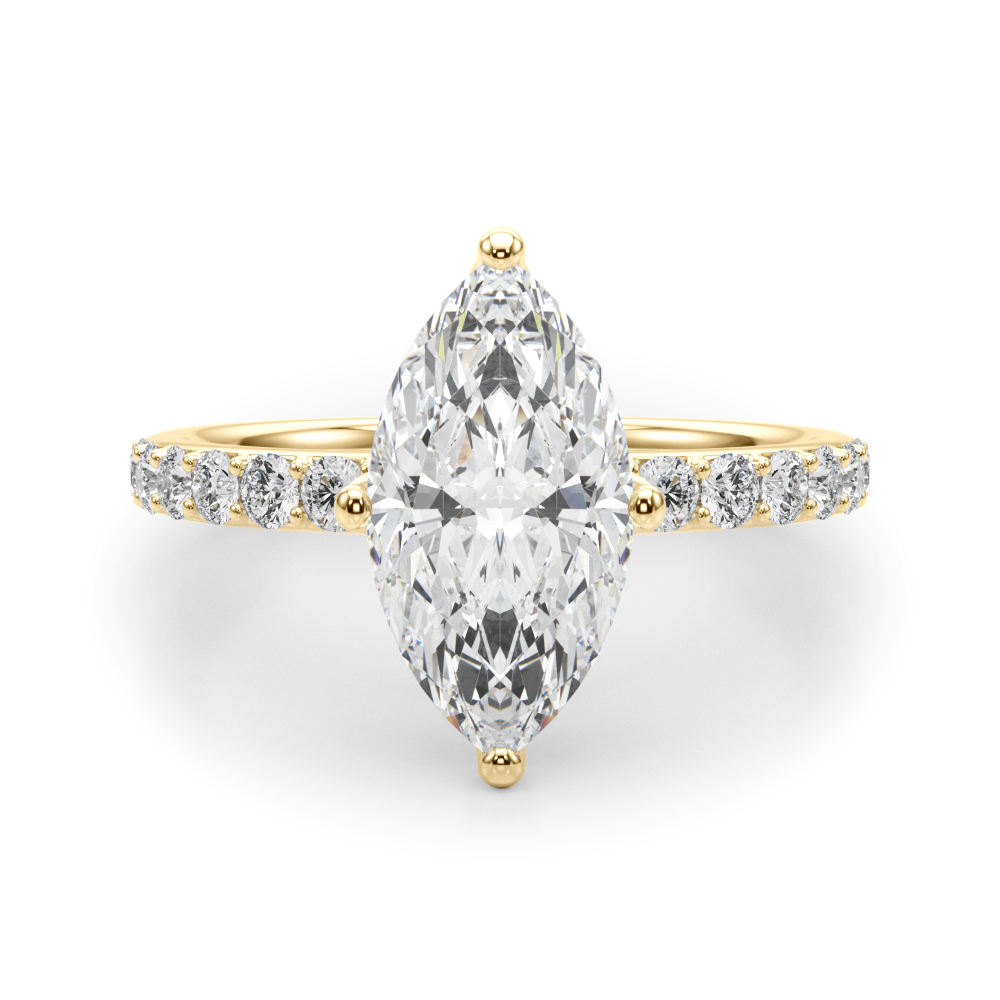 Zaika Natural 4 Prong Set Diamond Ring