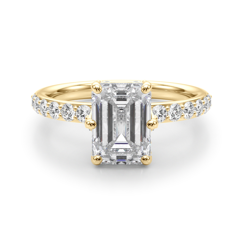 Eliza Natural 4 Prong Diamond Ring