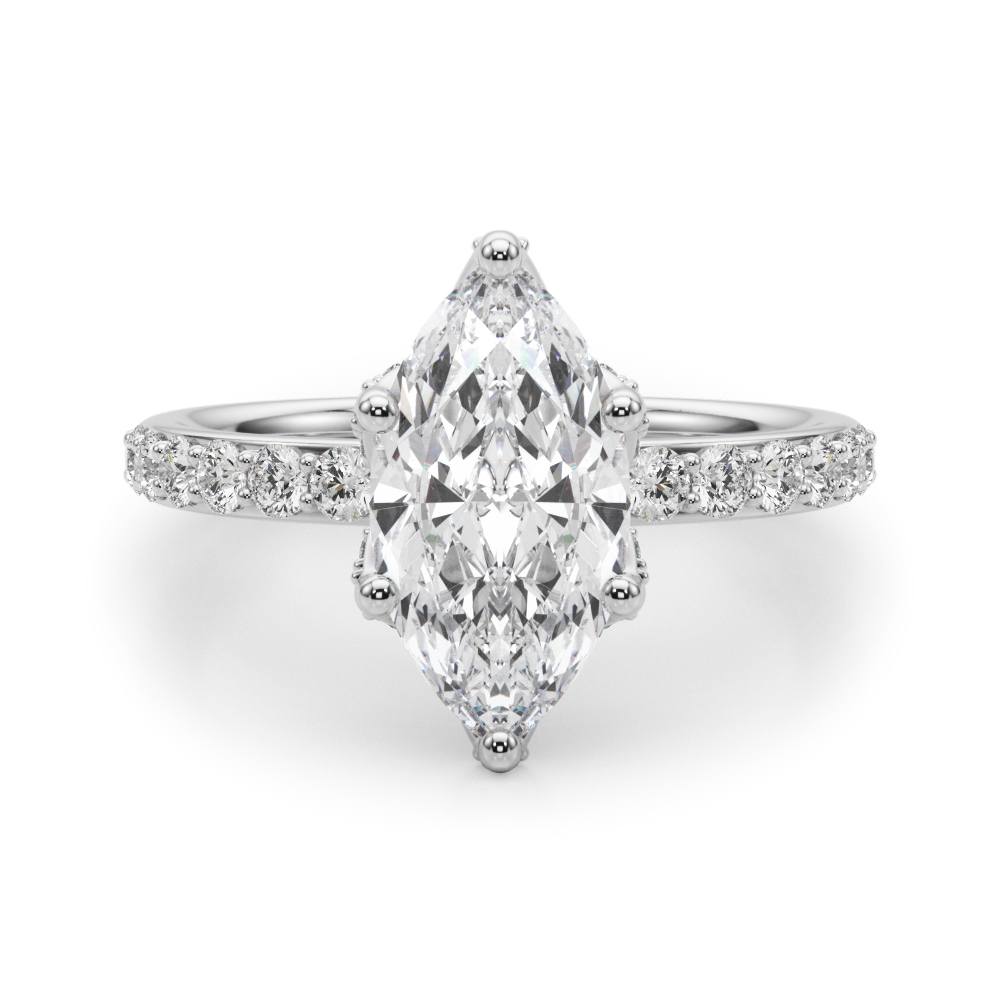 Zilpa Natural 4 Prong Set Diamond Ring