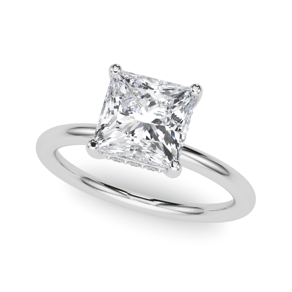 Yukti Lab-Created 4 Prong Set Diamond Ring