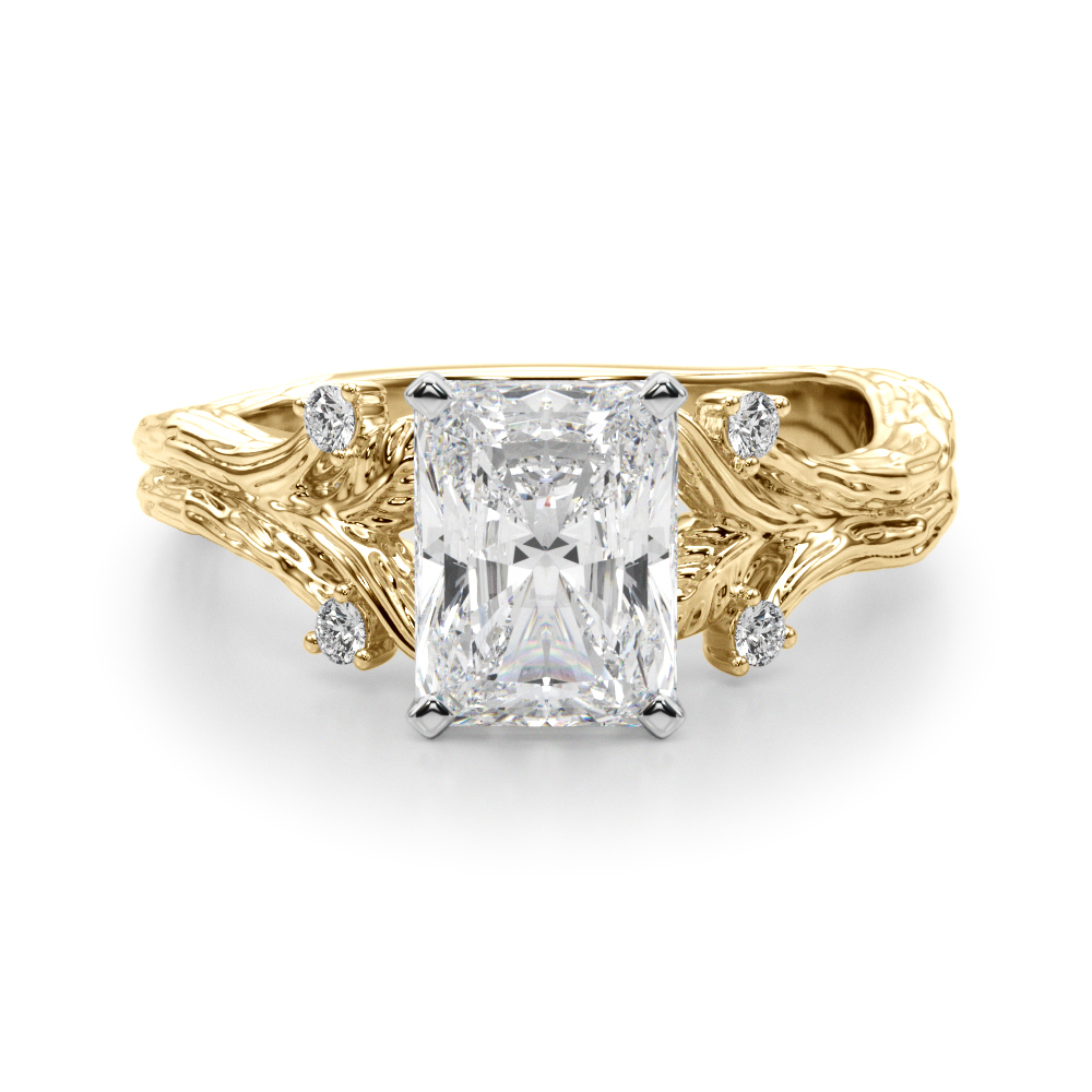 Saronia Natural 4 Prong Set Diamond Ring