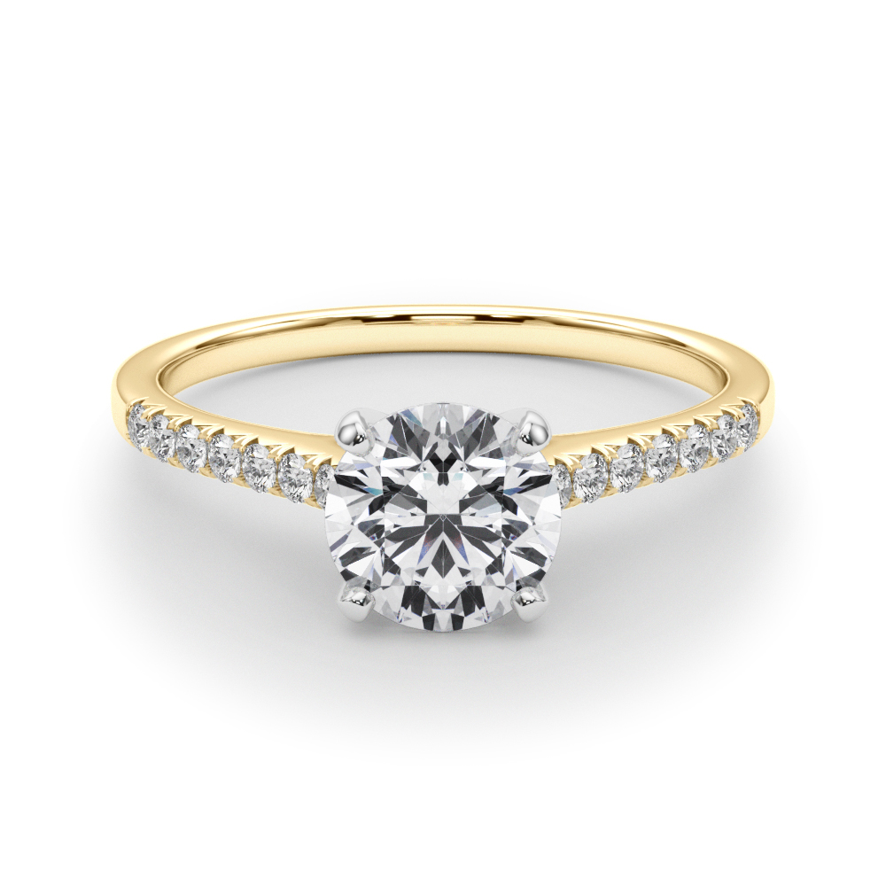Nahomi Natural 4 Prong Diamond Ring