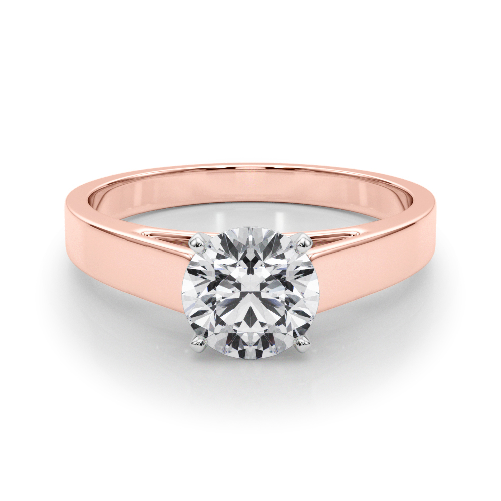SunshineDiamonds Diamond Solitaire Diamond Rings in 9K Rose