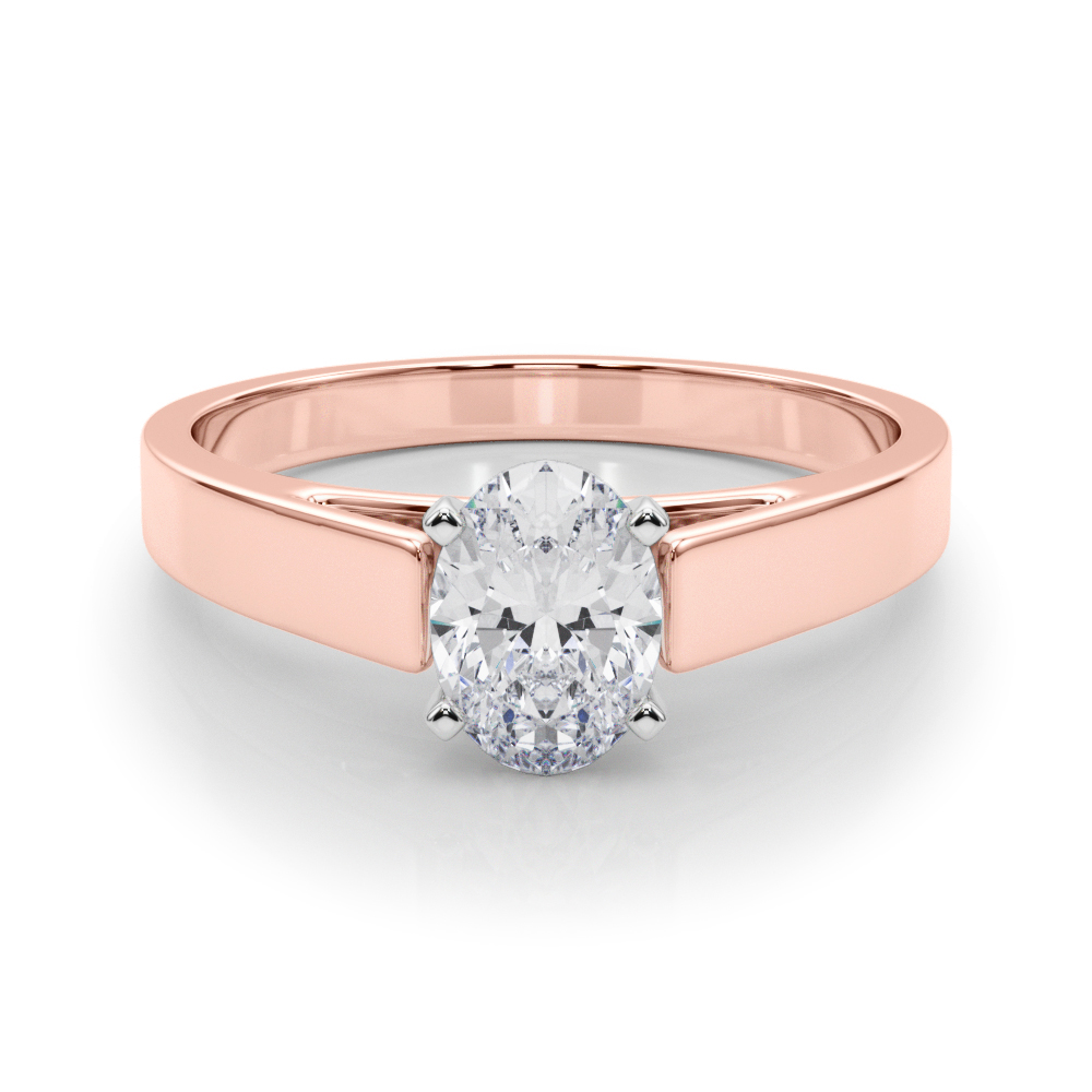 SunshineDiamonds Diamond Solitaire Diamond Rings in 9K Rose - 67