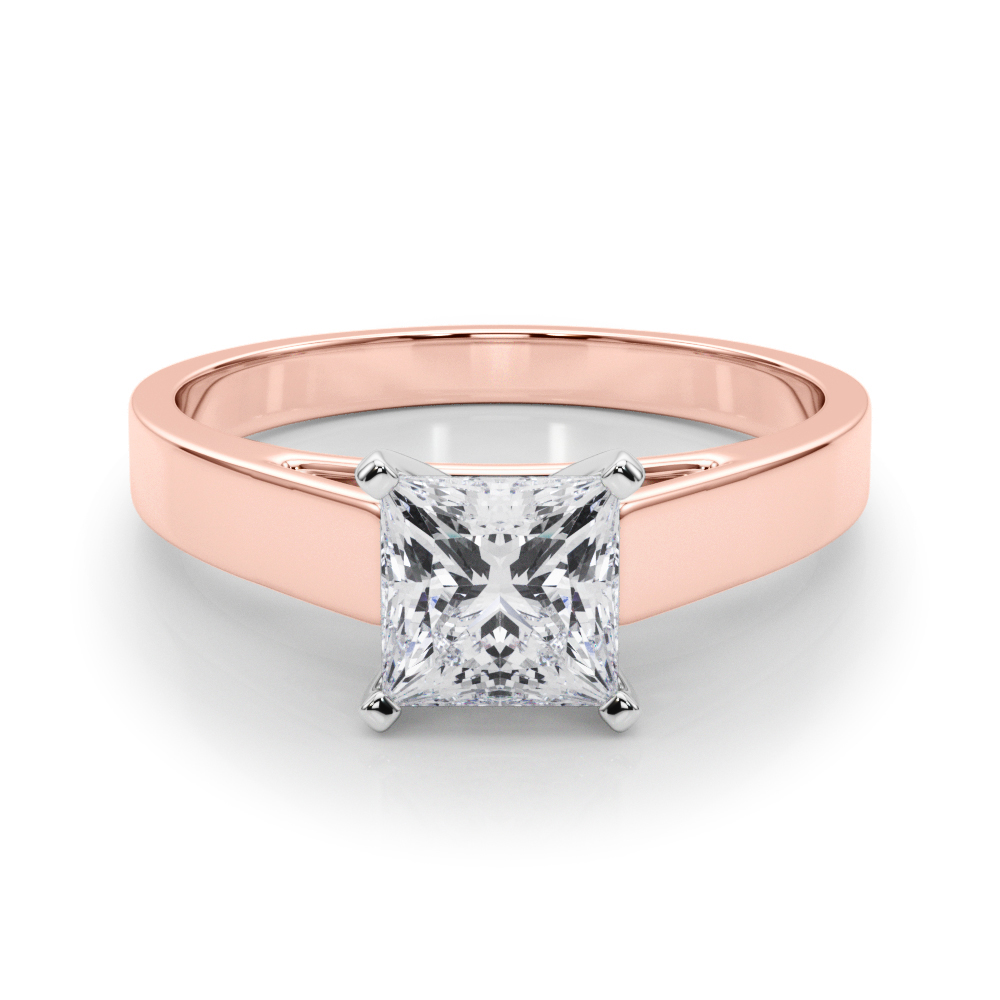 SunshineDiamonds Diamond Solitaire Diamond Rings in 9K Rose - 68