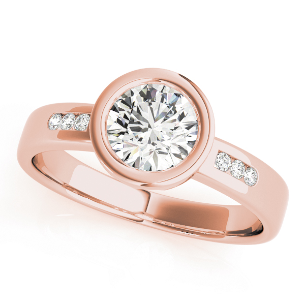 Zaeem Lab-Created Bezel Setting Diamond Ring