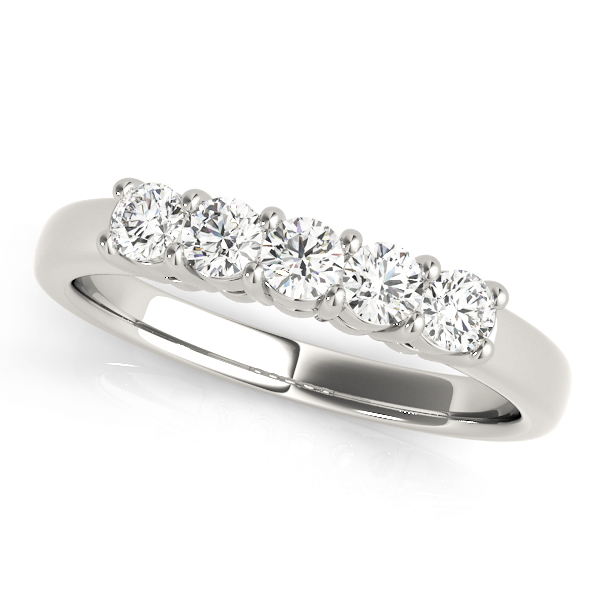 Jenelia Lab Grown Prong set 5 Stone Diamond Ring