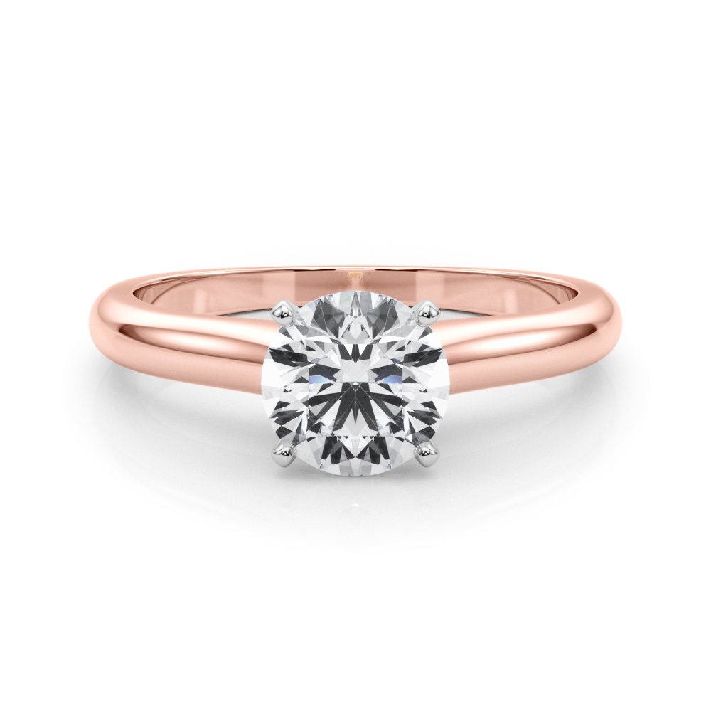 SunshineDiamonds Diamond Solitaire Diamond Rings in 9K Rose - 49