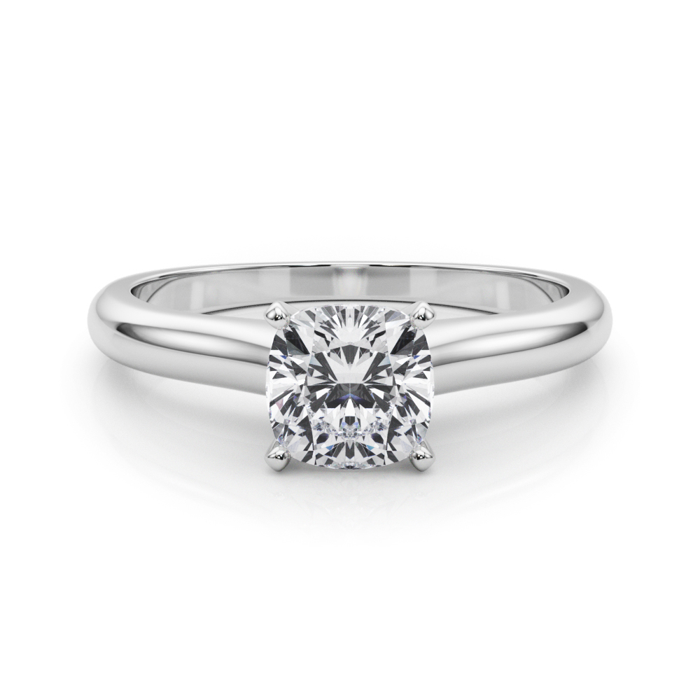 Alerinna Natural 4 Prong  Solitaire Diamond Ring