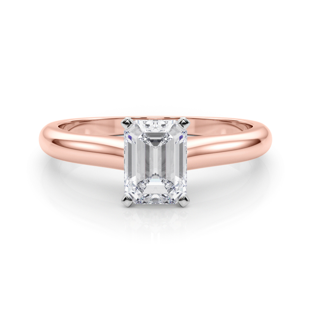 SunshineDiamonds Diamond Solitaire Diamond Rings in 9K Rose