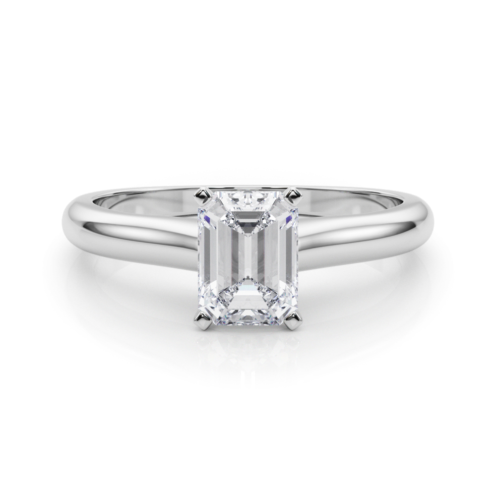 Alerinna Natural 4 Prong  Solitaire Diamond Ring