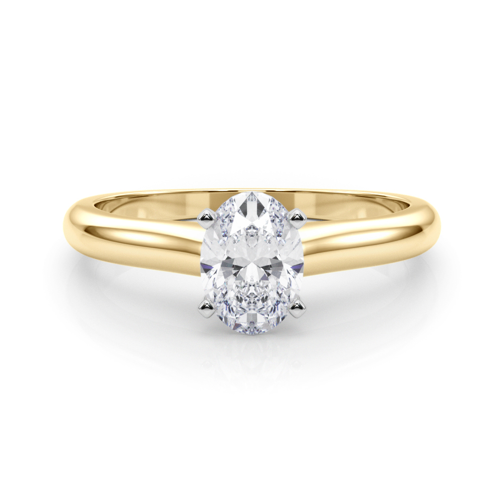 Alerinna Lab-Created 4 Prong  Diamond Ring