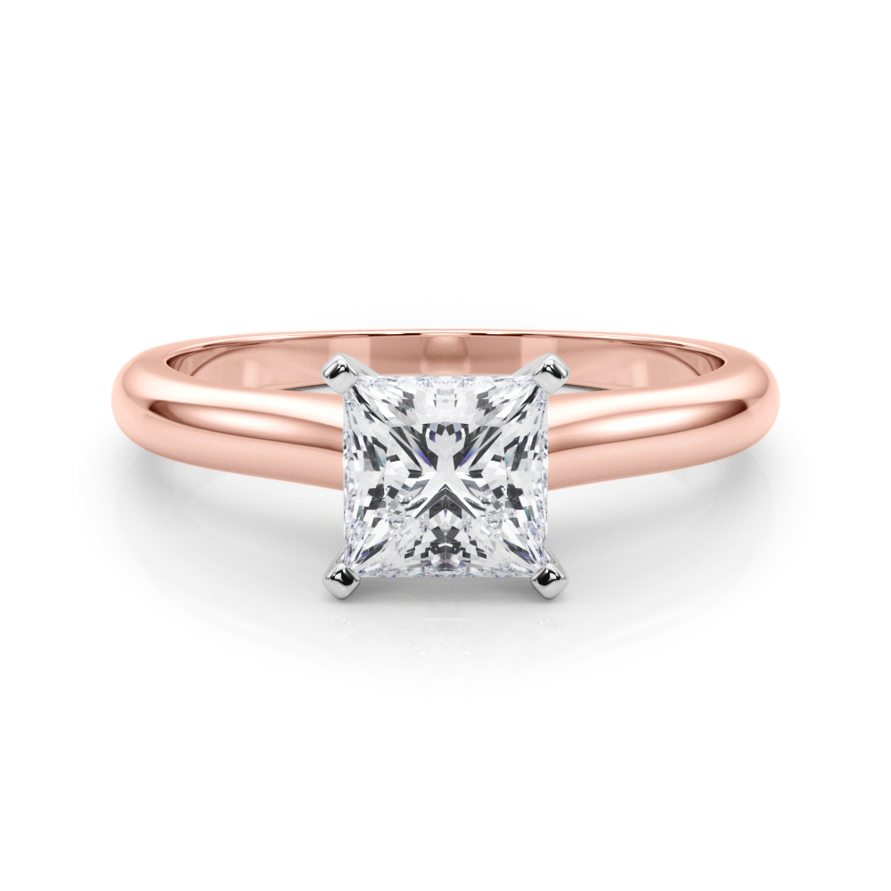 SunshineDiamonds Diamond Solitaire Diamond Rings in 9K Rose