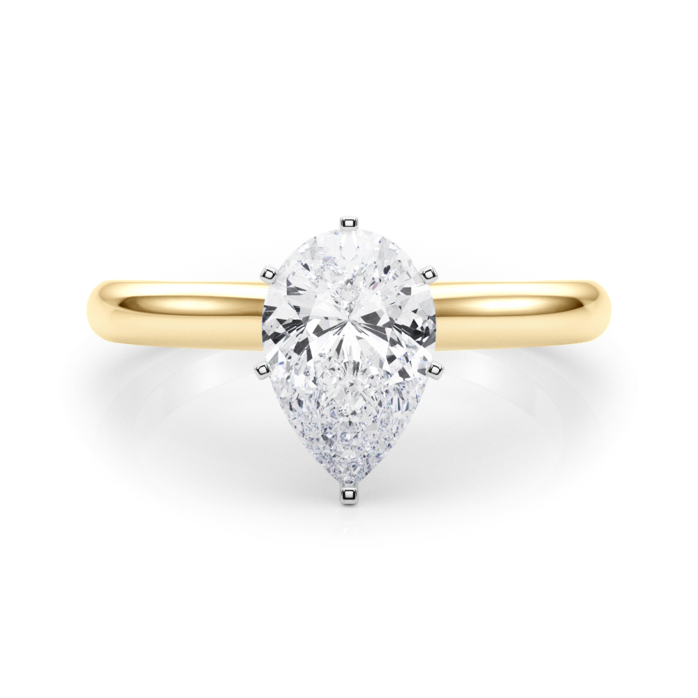 SunshineDiamonds Diamond Solitaire Diamond Rings in 9K - 136