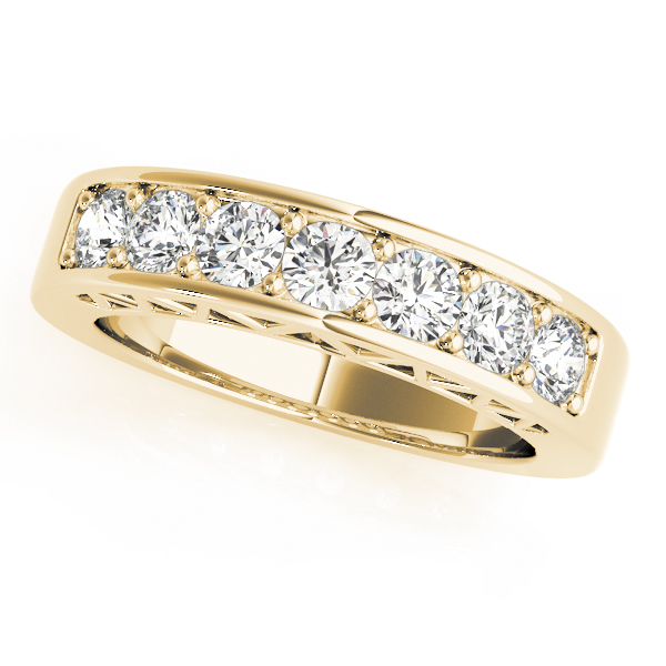 Novelina Lab Grown Yellow Gold Pave set  Diamond Ring
