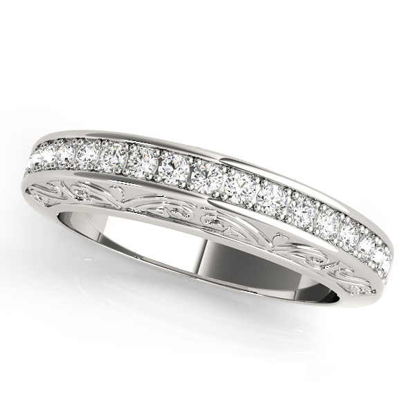 Margrette Lab Grown Channel set  Diamond Ring