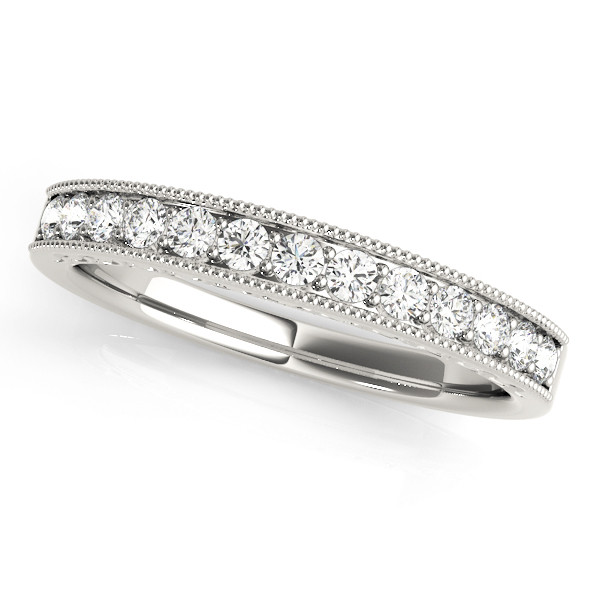 Audreya Lab Grown Channel set  Diamond Ring