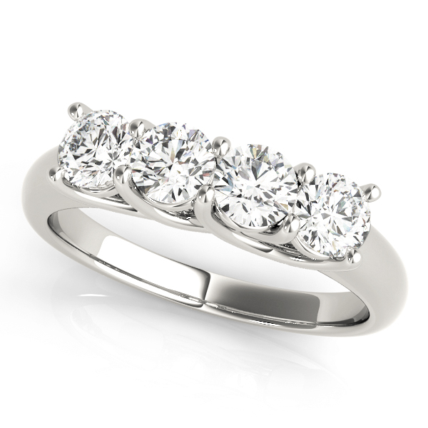 0.28 Ct Lab-Created Round Cut Briar  Diamond Rings in Silver 925