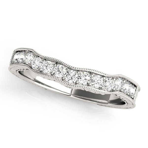 Xylah Natural Diamond Shared prong set Wedding Ring