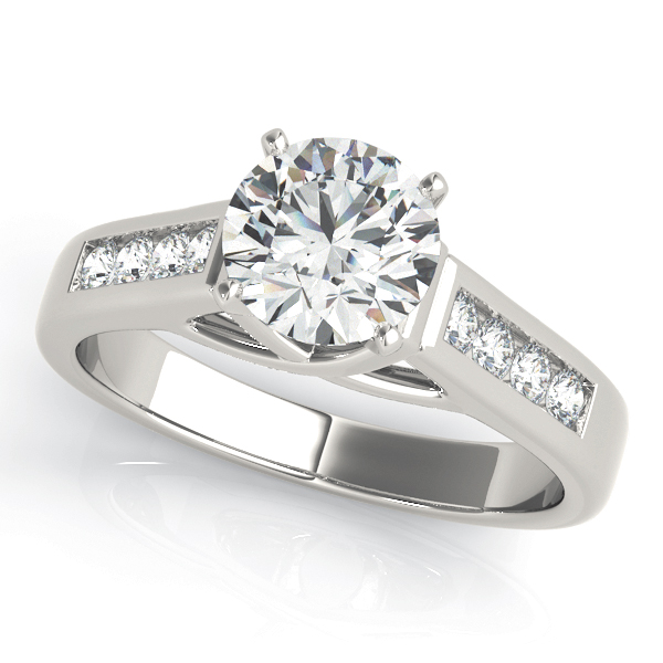 Zephaniah Lab-Created 4 Prong Setting Diamond Ring