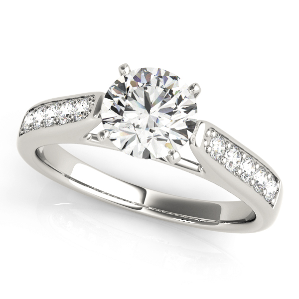 Zevi Lab-Created 4 Prong Setting Diamond Ring