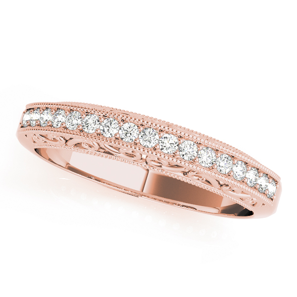 Austinya Natural Rose Gold Pave set  Diamond Ring