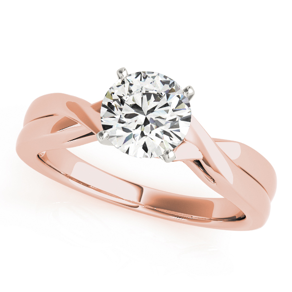 SunshineDiamonds Diamond Solitaire Diamond Rings in 9K Rose - 74