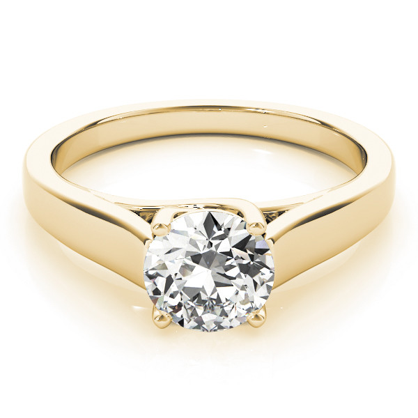 Merrit Lab Grown Diamond Yellow Gold 4 Prong 