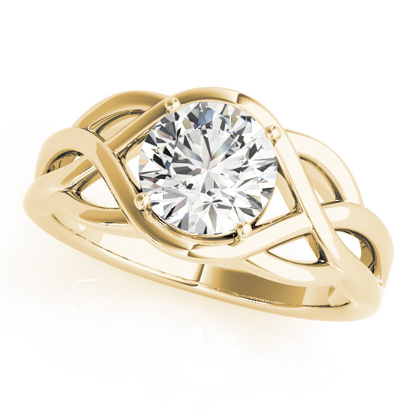 0.1 Ct Natural Round Cut Mariella  Solitaire Diamond Rings