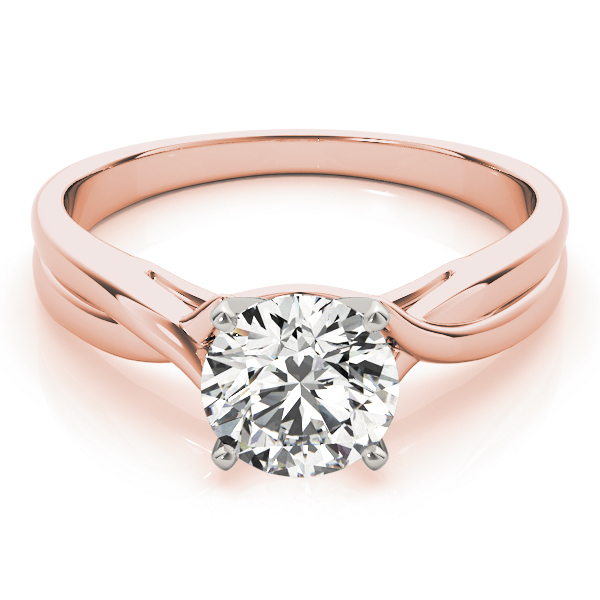 SunshineDiamonds Diamond Solitaire Diamond Rings in 9K Rose - 76