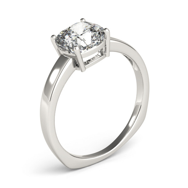 0.1 Ct Natural Diamond Cushion Cut Bihin  in Silver 925