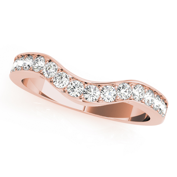 Xylon Pave Setting Shaped Women’s Diamond Wedding Ring