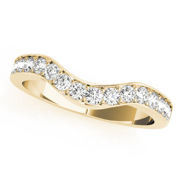 Xylon Pave Setting Shaped Women’s Diamond Wedding Ring