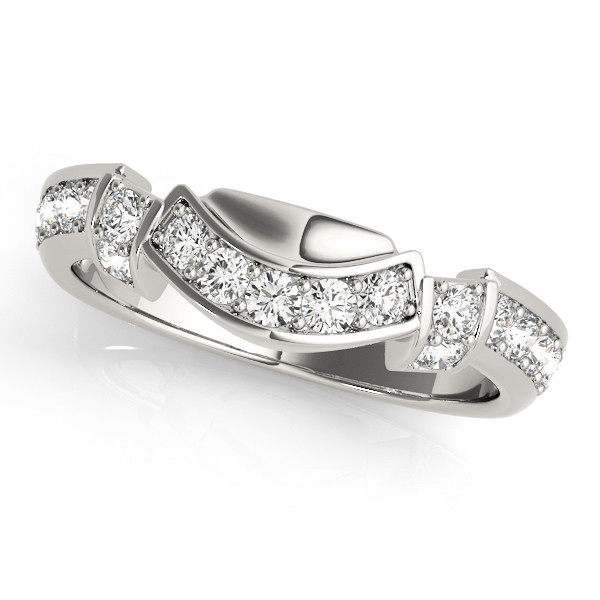 Xyrus Lab-Created Diamond Pave Setting Wedding Ring